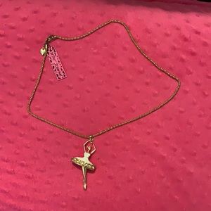 Betsey Johnson Ballerina Necklace NWT